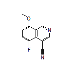 5-Fluoro-8-methoxyisoquinoline-4-carbonitrile
