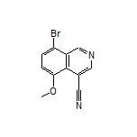 8-Bromo-5-methoxyisoquinoline-4-carbonitrile