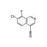 7-Chloro-8-fluoroisoquinoline-4-carbonitrile