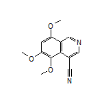 5,6,8-Trimethoxyisoquinoline-4-carbonitrile