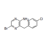 5-Bromo-3-(4-chlorobenzyl)pyrazin-2-amine