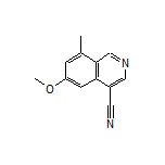 6-Methoxy-8-methylisoquinoline-4-carbonitrile