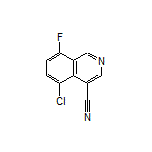 5-Chloro-8-fluoroisoquinoline-4-carbonitrile