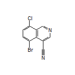 5-Bromo-8-chloroisoquinoline-4-carbonitrile