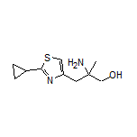 2-Amino-3-(2-cyclopropylthiazol-4-yl)-2-methyl-1-propanol