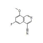 6-Fluoro-8-methoxyisoquinoline-4-carbonitrile