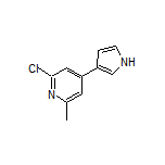 2-Chloro-6-methyl-4-(1H-pyrrol-3-yl)pyridine