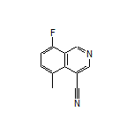 8-Fluoro-5-methylisoquinoline-4-carbonitrile