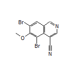 5,7-Dibromo-6-methoxyisoquinoline-4-carbonitrile
