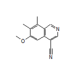 6-Methoxy-7,8-dimethylisoquinoline-4-carbonitrile