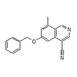 6-(Benzyloxy)-8-methylisoquinoline-4-carbonitrile