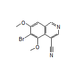 6-Bromo-5,7-dimethoxyisoquinoline-4-carbonitrile