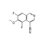 5,7-Difluoro-6-methoxyisoquinoline-4-carbonitrile