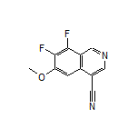 7,8-Difluoro-6-methoxyisoquinoline-4-carbonitrile