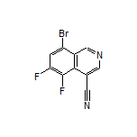 8-Bromo-5,6-difluoroisoquinoline-4-carbonitrile