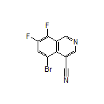 5-Bromo-7,8-difluoroisoquinoline-4-carbonitrile