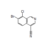 7-Bromo-8-chloroisoquinoline-4-carbonitrile