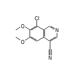 8-Chloro-6,7-dimethoxyisoquinoline-4-carbonitrile
