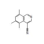 5,6,8-Trimethylisoquinoline-4-carbonitrile