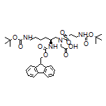 (S)-2-[2-(Boc-amino)-N-[6-(Boc-amino)-2-(Fmoc-amino)hexyl]ethylsulfonamido]acetic Acid