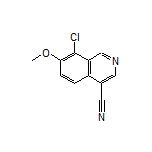 8-Chloro-7-methoxyisoquinoline-4-carbonitrile