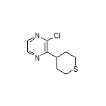 2-Chloro-3-(tetrahydro-2H-thiopyran-4-yl)pyrazine
