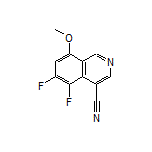 5,6-Difluoro-8-methoxyisoquinoline-4-carbonitrile