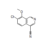 7-Chloro-8-methoxyisoquinoline-4-carbonitrile