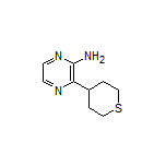 3-(Tetrahydro-2H-thiopyran-4-yl)pyrazin-2-amine