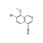 7-Bromo-8-methoxyisoquinoline-4-carbonitrile