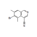 6-Bromo-5,7-dimethylisoquinoline-4-carbonitrile