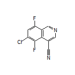 6-Chloro-5,8-difluoroisoquinoline-4-carbonitrile