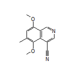 5,8-Dimethoxy-6-methylisoquinoline-4-carbonitrile