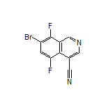7-Bromo-5,8-difluoroisoquinoline-4-carbonitrile