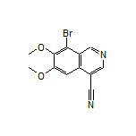 8-Bromo-6,7-dimethoxyisoquinoline-4-carbonitrile