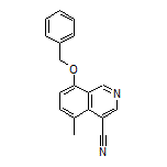 8-(Benzyloxy)-5-methylisoquinoline-4-carbonitrile