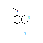 8-Methoxy-5-methylisoquinoline-4-carbonitrile