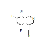 8-Bromo-5,7-difluoroisoquinoline-4-carbonitrile