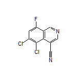 5,6-Dichloro-8-fluoroisoquinoline-4-carbonitrile
