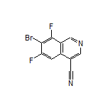 7-Bromo-6,8-difluoroisoquinoline-4-carbonitrile