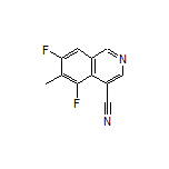 5,7-Difluoro-6-methylisoquinoline-4-carbonitrile