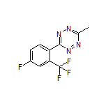 3-[4-Fluoro-2-(trifluoromethyl)phenyl]-6-methyl-1,2,4,5-tetrazine