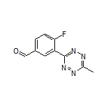 4-Fluoro-3-(6-methyl-1,2,4,5-tetrazin-3-yl)benzaldehyde