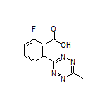 2-Fluoro-6-(6-methyl-1,2,4,5-tetrazin-3-yl)benzoic Acid