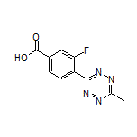 3-Fluoro-4-(6-methyl-1,2,4,5-tetrazin-3-yl)benzoic Acid
