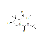 Methyl 1-Boc-3,3-dimethyl-4-oxopyrrolidine-2-carboxylate