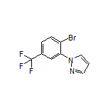 1-[2-Bromo-5-(trifluoromethyl)phenyl]-1H-pyrazole