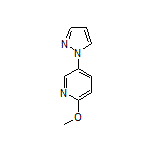 2-Methoxy-5-(1H-pyrazol-1-yl)pyridine