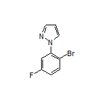 1-(2-Bromo-5-fluorophenyl)-1H-pyrazole