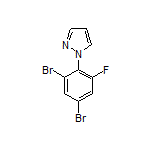 1-(2,4-Dibromo-6-fluorophenyl)-1H-pyrazole